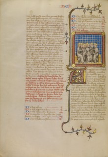 Kings from the Books of Esther and Maccabees, about 1360-1370. Creator: Master of Jean de Mandeville.