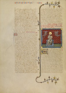 The Virgin and Child Enthroned, about 1360-1370. Creator: Master of Jean de Mandeville.