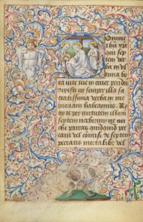 Initial D: The Lamentation; Hours of Simon de Varie, 1455. Creator: Master of Jean Rolin II.