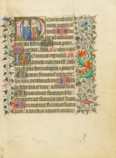 Initial D: The Visitation; Book of Hours, about 1430-1440. Creator: Fastolf Master.