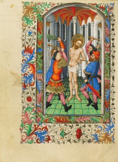 The Flagellation; Book of Hours, about 1430-1440. Creator: Fastolf Master.