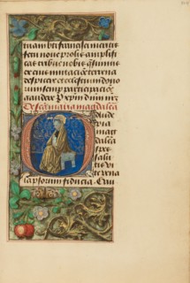 Initial G: Mary Magdalene; Crohin-La Fontaine Hours, (about 1480-1485?). Creators: Master of the Dresden Prayer Book, Workshop of the Master of the Dresden Prayer Book.