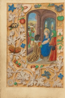 The Adoration of the Magi; Crohin-La Fontaine Hours, (about 1480-1485?). Creators: Master of the Dresden Prayer Book, Workshop of the Master of the Dresden Prayer Book.