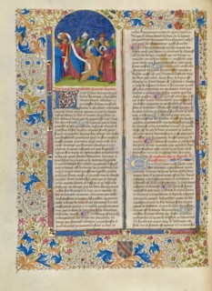The Dispute Among Eight Prophets; Cité de Dieu, about 1440-1450. Creator: Master of the Geneva Boccaccio.