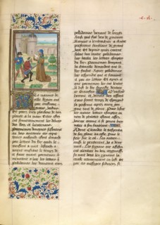 The Death of Parmenion; Livre des fais d'Alexandre le grant, about 1470-1475. Creator: Master of the Jardin de vertueuse consolation.
