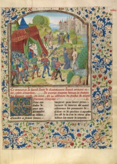 Alexander's Illness at the Cydnus River and the Death of Sisinnes, about 1470-1475. Creator: Master of the Jardin de vertueuse consolation.