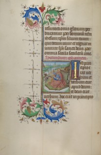 Saint John the Evangelist; Book of Hours, about 1450-1455. Creator: Master of the Lee Hours.