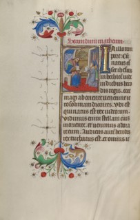 Saint Matthew; Book of Hours, about 1450-1455. Creator: Master of the Lee Hours.