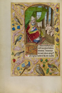 Saint Nicholas Rescuing Three Youths from a Tub; Spinola Hours, about 1510-1520. Creator: Master of the Lubeck Bible.