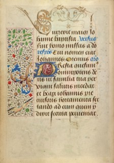Decorated Text Page; Prayer Book of Charles the Bold, 1469. Creator: Nicolas Spierinc.