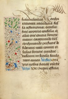 Decorated Text Page; Prayer Book of Charles the Bold, 1469. Creator: Nicolas Spierinc.