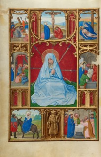 The Seven Sorrows of the Virgin; Prayer Book of Cardinal Albrecht of Brandenburg, about 1525-1530. Creator: Simon Bening.