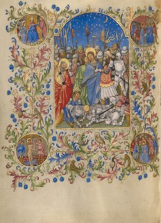 The Betrayal of Christ; Book of Hours, about 1420. Creator: Spitz Master.