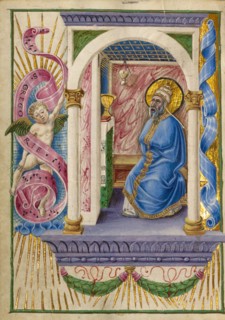 Saint Gregory; Gualenghi-d'Este Hours, about 1469. Creator: Taddeo Crivelli.