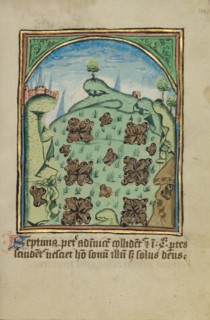 The Seventh Sign before the Day of Judgment; Illustrated Vita Christi..., about 1480-1490. Creator: Unknown.