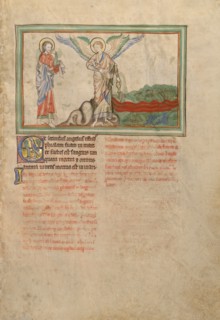 The Second Vessel: Death in the Sea; Dyson Perrins Apocalypse, about 1255-1260. Creator: Unknown.