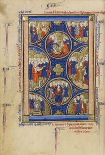 Scenes from the Life of Joseph; Wenceslaus Psalter, about 1250-1260. Creator: Unknown.