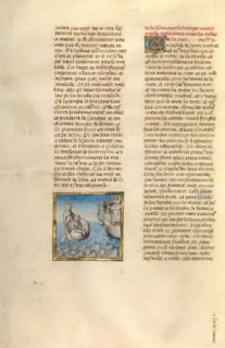 The Miracle of the Robe; Miroir Historial, about 1475. Creator: Unknown.
