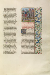 Thomas Moreaux, Marshall of John of Gaunt, Fighting at Ruelles, c1386. Creator: Unknown.