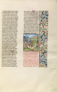 The Spanish and French Capturing Lands in Galicia, c1380s; Chroniques (Book Three), about 1480-1483. Creator: Unknown.
