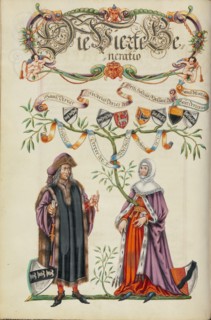 The Fourth Generation, Friedrich Derrer; Genealogy of the Derrer Family, about 1626-1711. Creator: Unknown.
