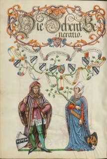 The Tenth Generation, Georg Derrer; Genealogy of the Derrer Family, about 1626-1711. Creator: Unknown.