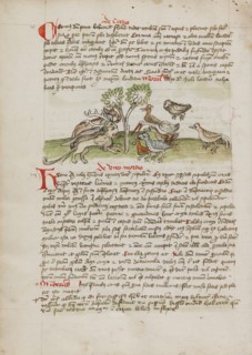 Animals Gathered under a Tree; Fables, third quarter of 15th century. Creator: Unknown.