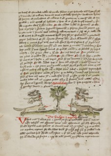 An Eagle Flying to its Nest with a Young Fox in its Beak; Fables, third quarter of 15th century. Creator: Unknown.