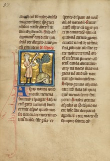 An Asp; De Natura Avium; De Pastoribus et Ovibus, 1277 or after. Creator: Unknown.