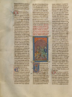 Sword Fight between Tristan and Brunor, about 1320-1340. Creator: Unknown.