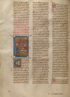 Delice Burying her Father Brunor and her Mother, about 1320-1340. Creator: Unknown.