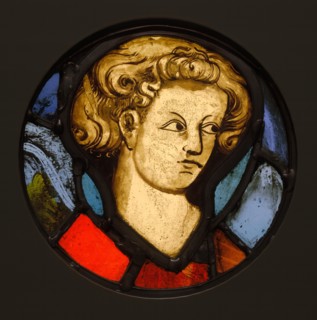 Head of a Young Man, about 1320-1330. Creator: Unknown.
