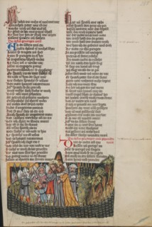 The Betrayal of Christ; Weltchronik, about 1400-1410. Creator: Unknown.