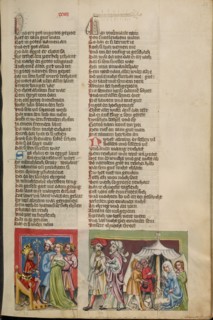 Sarah before Pharaoh: Discussion of Abraham and Lot about the Division of the Land, about 1400-1410. Creator: Unknown.