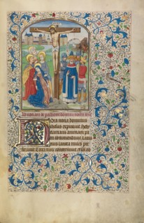 The Crucifixion; Arenberg Hours, early 1460s. Creator: Willem Vrelant.