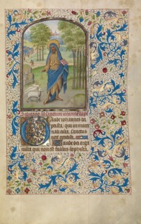 Saint John the Baptist; Arenberg Hours, early 1460s. Creator: Willem Vrelant.