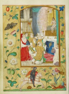 The Mass of Saint Gregory; Book of Hours, about 1500. Creator: Workshop of Gerard Horenbout.