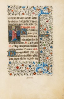 Saint Peter with the Key of Heaven; Book of Hours, about 1440-1450. Creator: Workshop of the Bedford Master.