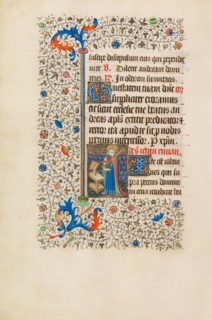 Saint John the Evangelist with the Poisoned Chalice; Book of Hours, about 1440-1450. Creator: Workshop of the Bedford Master.