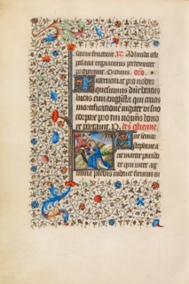 The Stoning of Saint Stephen; Book of Hours, about 1440-1450. Creator: Workshop of the Bedford Master.