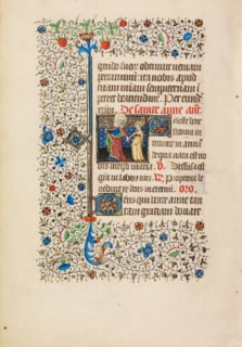 Saint Anne and the Virgin Mary as a Child; Book of Hours, about 1440-1450. Creator: Workshop of the Bedford Master.