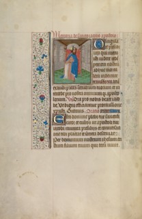 Saint James the Greater; Arenberg Hours, early 1460s. Creator: Workshop of Willem Vrelant.