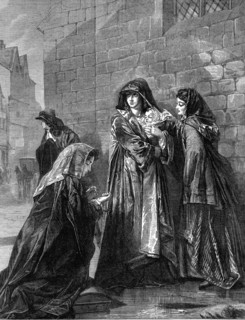 Flight of the Queen of James II., by Alexander Johnston, in the Crystal Palace Art-Gallery, 1872. Creator: Unknown.
