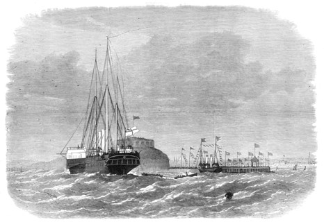 The Prince of Wales landing at Weymouth, 1872. Creator: Unknown.