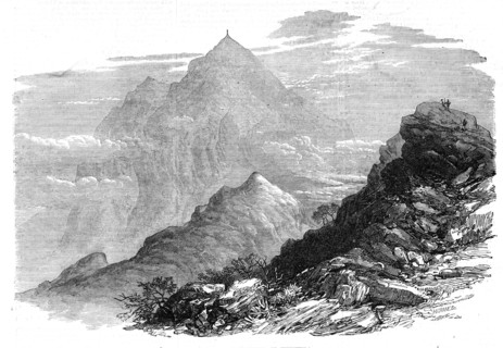 The Peak of Naiguata, in Venezuela, 1872. Creator: H. Crane.