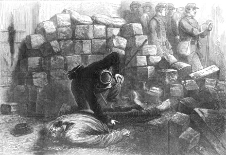 The last perquisition, 1871. Creator: Unknown.