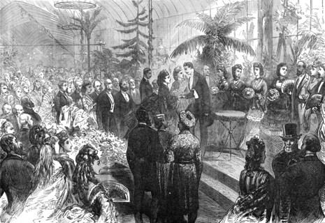 Evening Fete of the Royal Botanic Society's Gardens, Regent's Park, 1872. Creator: Unknown.