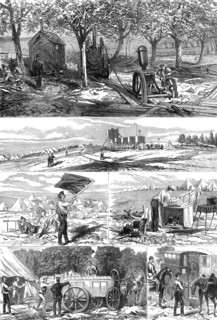 The Autumn Campaign: sketches in the Southern Camp, 1872. Creator: Unknown.