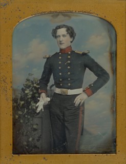 Portrait of Lt. Robert Horsely Cockerell, 1852-1855. Creator: William Edward Kilburn.