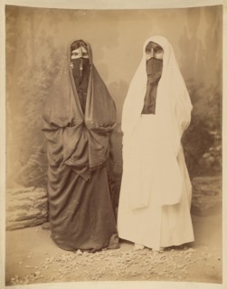 Portrait of Two Women in Middle Eastern Dress, about 1880s. Creator: Felix Bonfils.